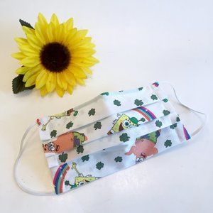 Fabric Face Mask Child Size Spongebob Print